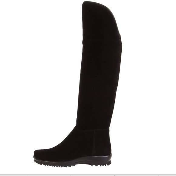 La CANADIENNE Shoes - La Canadienne Women's Tasha Pull On Over the Knee Black Suede Boots size 7